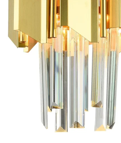 Светильник подвесной DELTA 79005/1W BRASS Natali Kovaltseva прозрачный латунь 1 лампа, основание латунь в стиле современный  фото 3